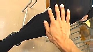 girl gets fucked in public toilet