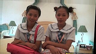 two beautiful student are having sex