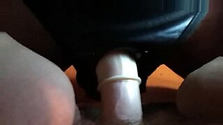 mom fucked by step son with condom oily pussy
