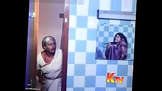 indian elderly woman bathing on hidden cam