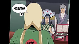 Naruto i Tsunade angażują się w namiętne spotkanie Hentai.