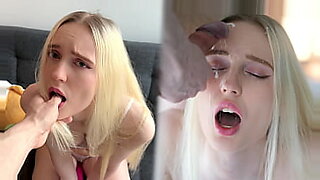 busty blonde sucks and fucks her hard cocked friend for cum