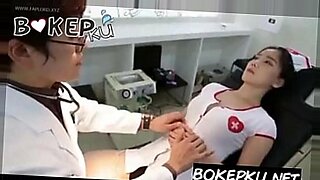 mom and sister massage son