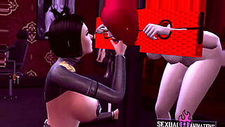 2人の官能的なアニメレズビアンが情熱的な欲望の行為に従事する。